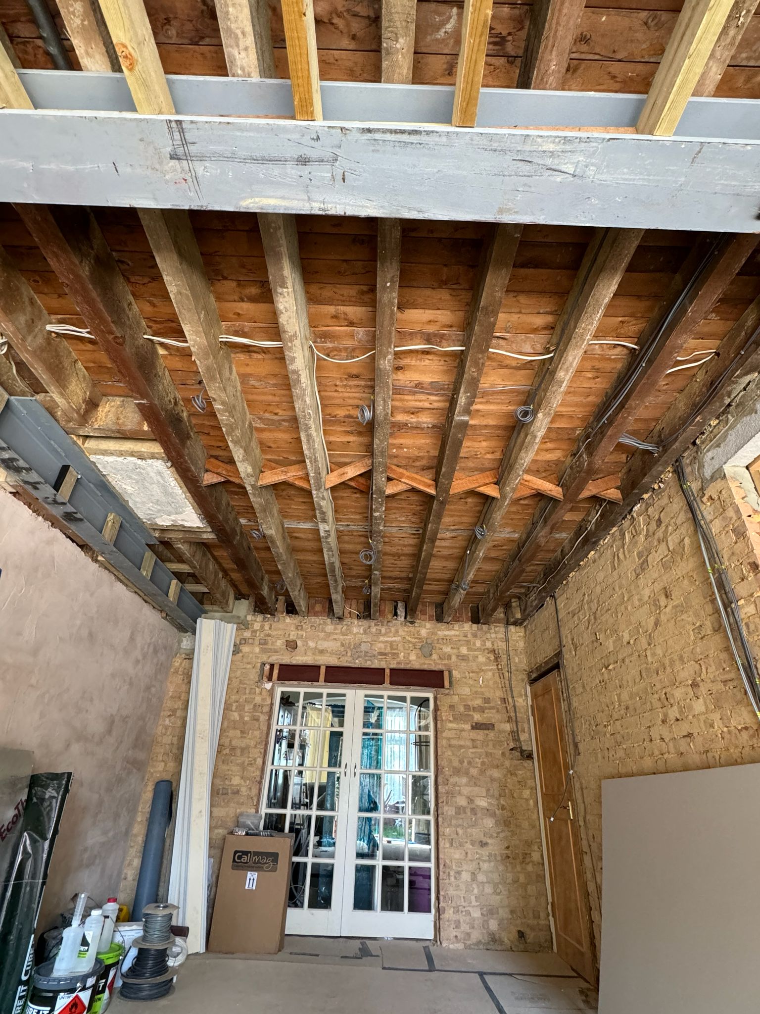 Interior renovation in progress — Delta Construction site